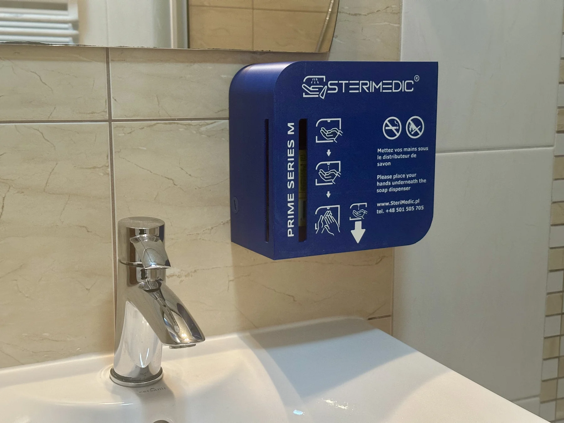 Our soap dispenser reaches its first customers