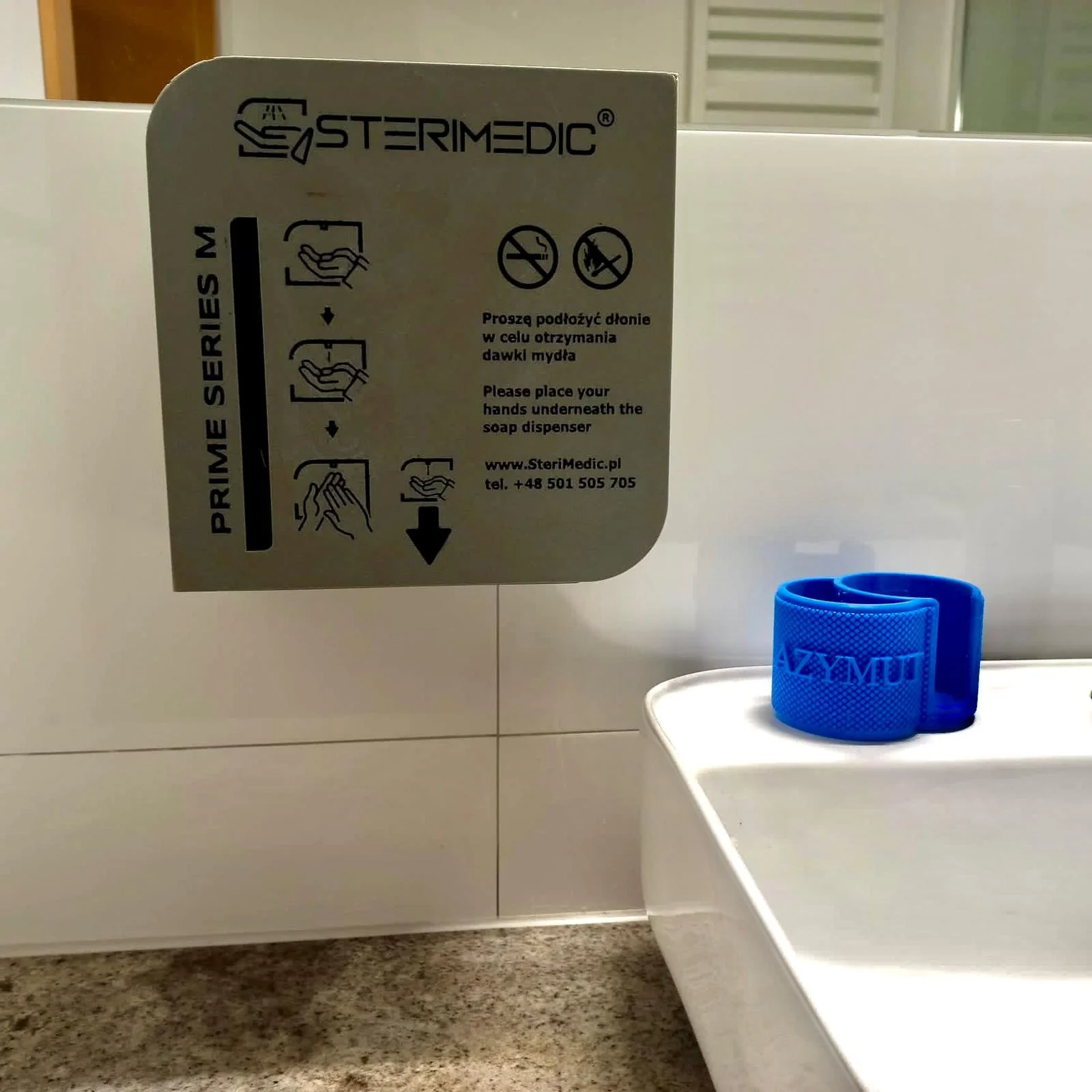Our soap dispensers in the first guesthouses