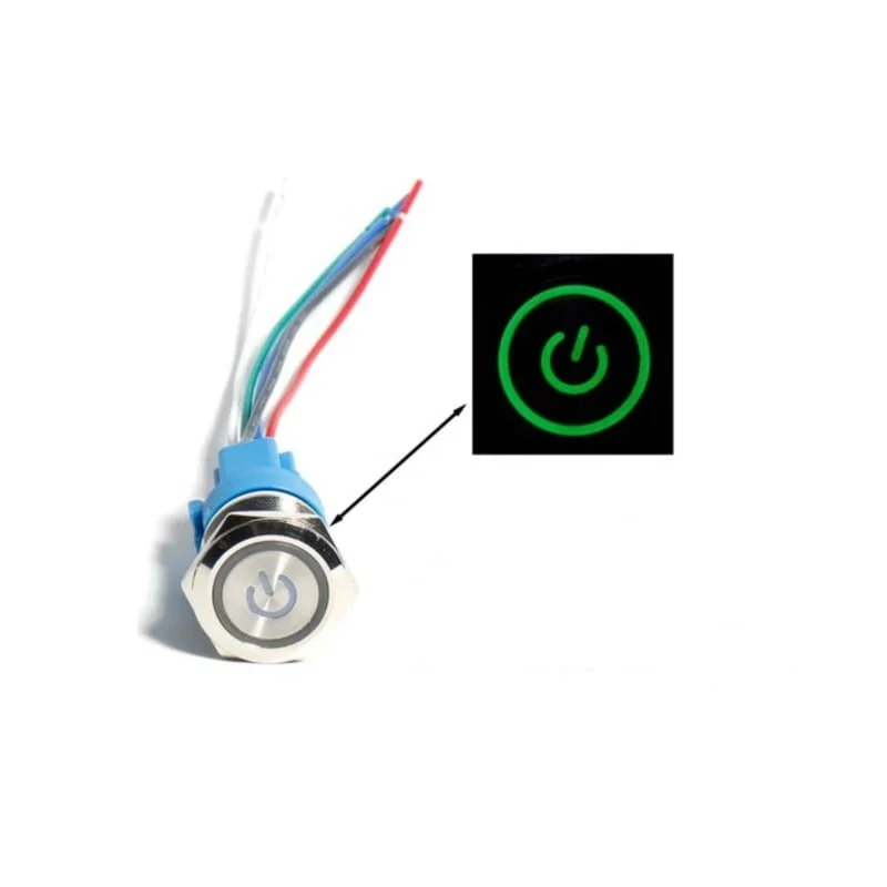 12 V waterproof push-button switch